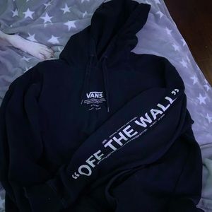 vans hoodie black